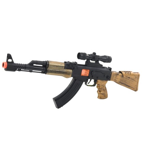 Przejdź do produktu Zestaw Militarny Wojskowy Karabin Dźwięk Kask Hełm z Gumką