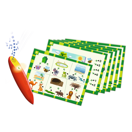 Przejdź do produktu Gra edukacyjna dla dzieci Zwierzęta Magiczny ołówek Trefl 02111