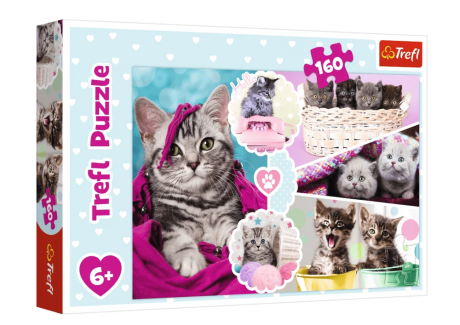 Przejdź do produktu Puzzle - 160 - Urocze kotki - Trefl 15371