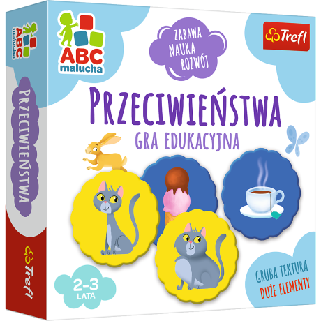 Przejdź do produktu Gra edukacyjna dla dzieci Przeciwieństwa ABC Malucha Trefl 01943