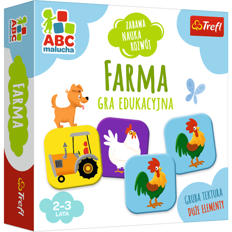 Przejdź do produktu Gra edukacyjna dla dzieci Farma ABC Malucha Trefl 01944