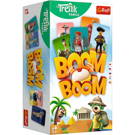 Przejdź do produktu Gra zręcznościowa Boom Boom Rodzina Treflików Trefl 02122