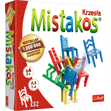Przejdź do produktu Gra zręcznościowa Krzesła MISTAKOS TREFL 02074