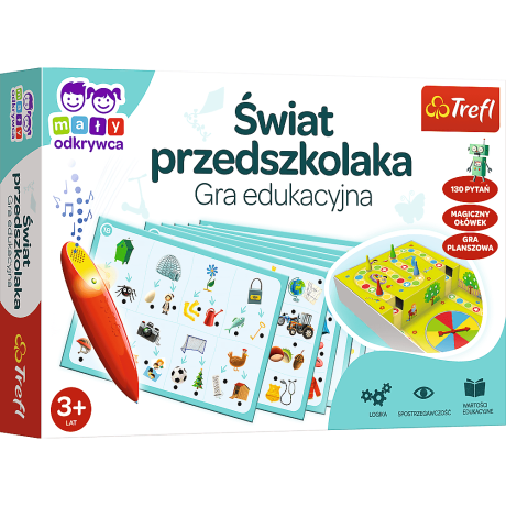 Przejdź do produktu Gra edukacyjna Świat przedszkolaka Magiczny ołówek Trefl 02112