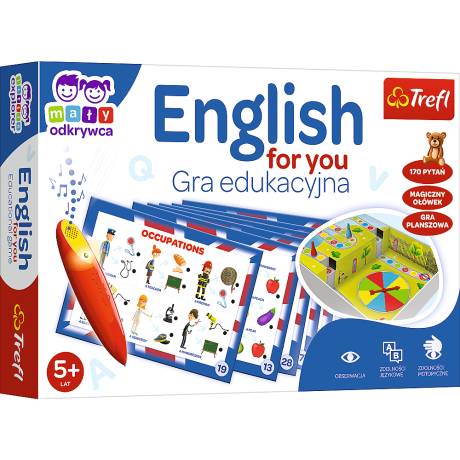Przejdź do produktu Gra Edukacyjna English for you Magiczny ołówek Trefl 02113