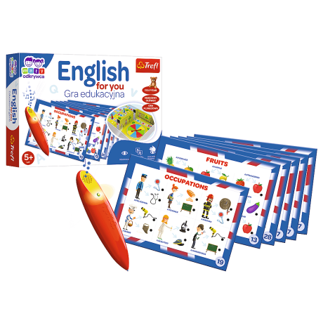 Przejdź do produktu Gra Edukacyjna English for you Magiczny ołówek Trefl 02113