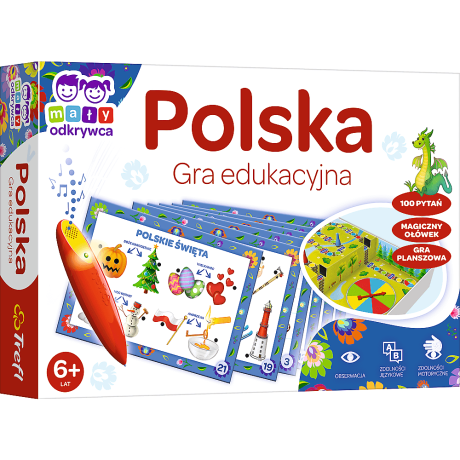 Przejdź do produktu Gra Edukacyjna Magiczny ołówek Polska Trefl 02114