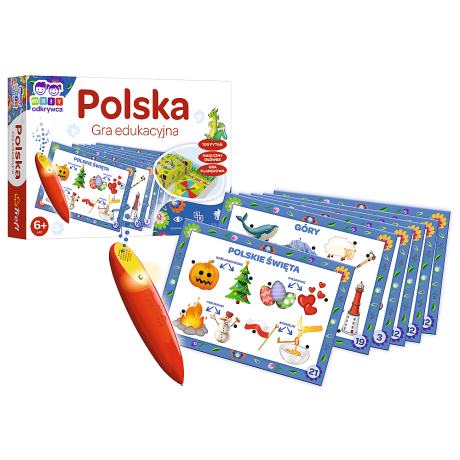 Przejdź do produktu Gra Edukacyjna Magiczny ołówek Polska Trefl 02114