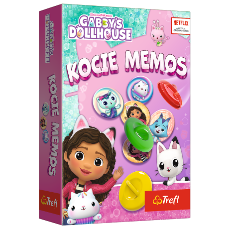 Przejdź do produktu Gra podróżna Kocie memos Koci Domek Gabi Trefl 02688