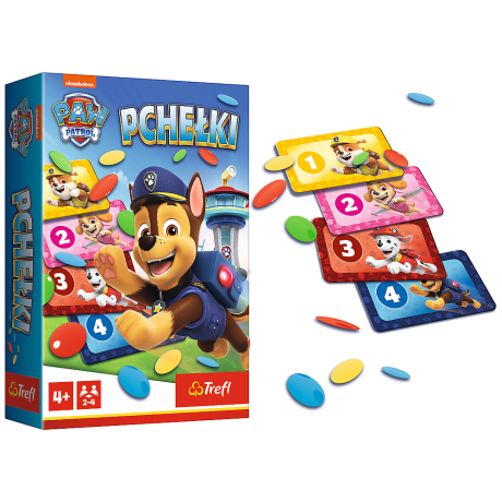 Przejdź do produktu Gra podróżna Pchełki Psi Patrol Trefl 02690