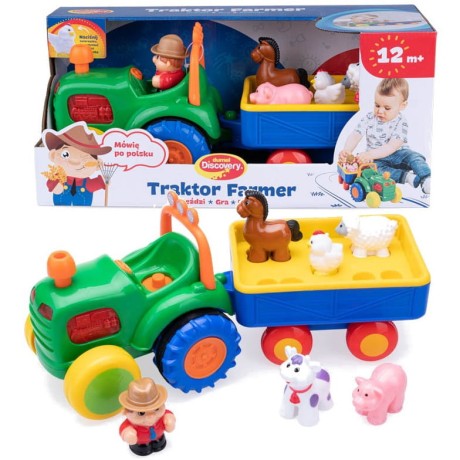 Przejdź do produktu Traktor Rolniczy Dumel dla Dzieci – Zabawka Pojazd Rolniczy