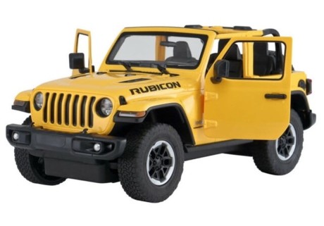Przejdź do produktu Auto R/C Jeep Wrangler Rubicon 1:14 Rastar Żółty