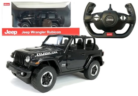 Przejdź do produktu Auto R/C Jeep Wrangler Rubicon 1:14 Rastar Czarny
