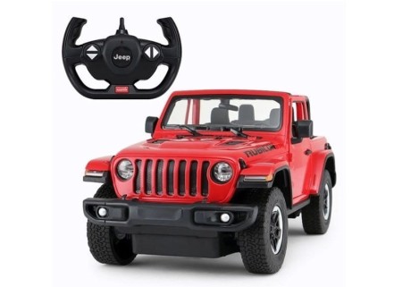 Przejdź do produktu Auto R/C Jeep Wrangler Rubicon 1:14 Rastar Czerwony