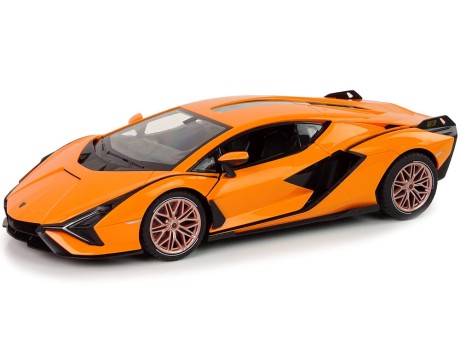 Przejdź do produktu Auto R/C Lamborghini Sian FKP 37 Rastar 1:14 Pomarańczowe Na Pilota