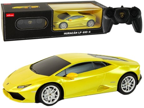 Przejdź do produktu Auto R/C Lamborghini Huracan 1:24 Rastar Żółty