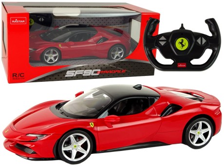 Przejdź do produktu Auto R/C Ferrari SF90 1:14 Rastar Czerwone