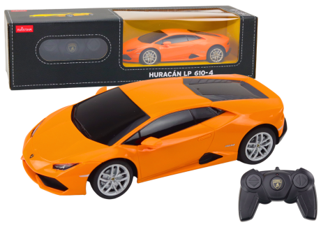 Przejdź do produktu Auto R/C Lamborghini Huracan 1:24 Rastar Pomarańczowy