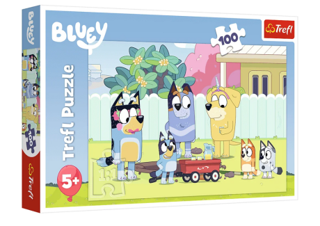 Przejdź do produktu Puzzle - 100 - Wesoły świat Bluey - Trefl 16471