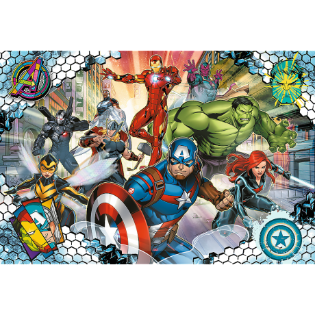 Przejdź do produktu Puzzle - 100 - Sławni Avengers - Disney Marvel The Avengers - Trefl 16454