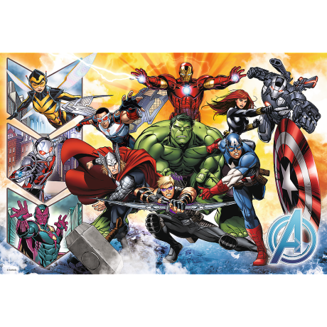 Przejdź do produktu Puzzle - 100 - Siła Avengersów - Marvel Avengers - Trefl 16431