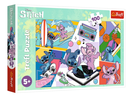 Przejdź do produktu Puzzle - 100 - Wspomnienia Lilo i Stitch - Trefl 16473