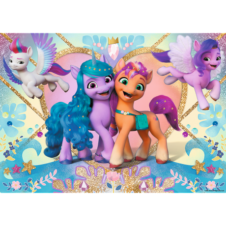 Przejdź do produktu Puzzle - 100 Glitter - My Little Pony - Błyszczące kucyki - Trefl 14831