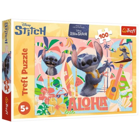 Przejdź do produktu Puzzle - 100 - Stitch i przyjaciele w akcji - Disney - Trefl 16495