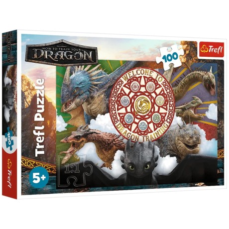 Przejdź do produktu Puzzle - 100 - Smoki w akcji - Trefl 16524