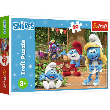 Przejdź do produktu Puzzle - 30 - Smerfetka i Smerfy - Trefl 18312