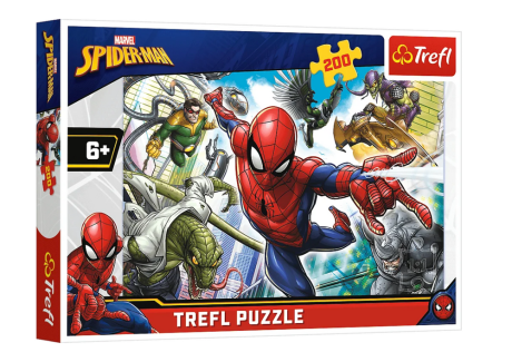 Przejdź do produktu Puzzle - 200 - Urodzony bohater - Spiderman - Trefl 13235