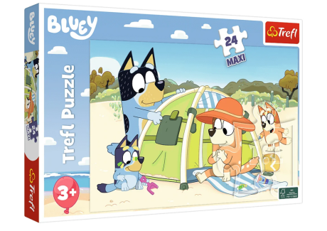 Przejdź do produktu Puzzle - 24 Maxi - Wspaniały dzień Bluey - Trefl 14357