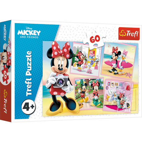Przejdź do produktu Puzzle - 60 - Urocza Minnie - Disney Minnie - Trefl 17360