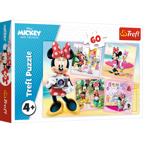 Przejdź do produktu Puzzle - 60 - Urocza Minnie - Disney Minnie - Trefl 17360