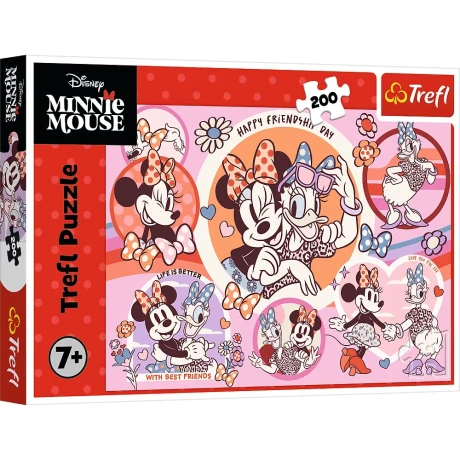 Przejdź do produktu Puzzle - 200 - Zwyczaje Myszki Minnie - Trefl 13343