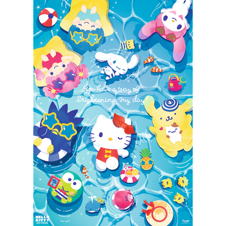 Przejdź do produktu Puzzle - 1000 Premium Plus - Hello Kitty - Letni relaks - Trefl 12067