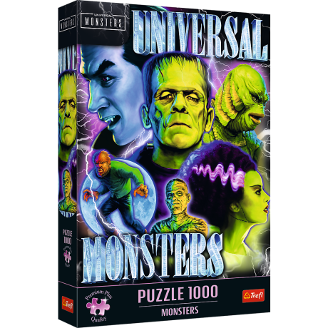 Przejdź do produktu Puzzle - 1000 Premium Plus - Monster - Trefl 12070