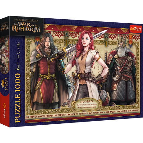 Przejdź do produktu Puzzle - 1000 - Władca Pierścieni: Wojna Rohirrimów - Trefl 10937