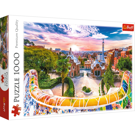 Przejdź do produktu Puzzle - 1000 - Zachód słońca nad Barceloną - Hiszpania - Trefl 10711