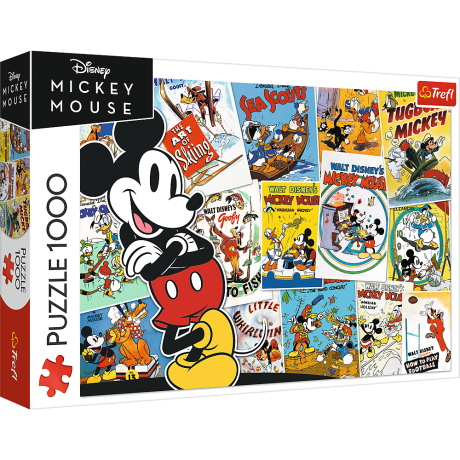 Przejdź do produktu Puzzle - 1000 - W świecie Mikiego - Myszka Miki - Trefl 10741
