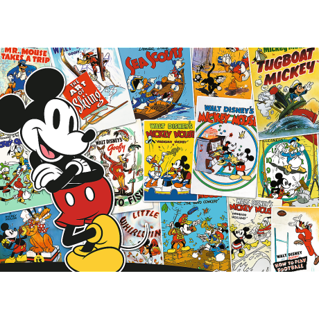 Przejdź do produktu Puzzle - 1000 - W świecie Mikiego - Myszka Miki - Trefl 10741