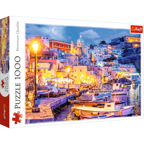 Przejdź do produktu Puzzle - 1000 - Wyspa Procida nocą - Włochy - Trefl 10794