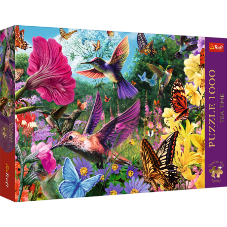 Przejdź do produktu Puzzle - 1000 Premium Plus - Tea Time: Ogród dla ptaków - Trefl 10806