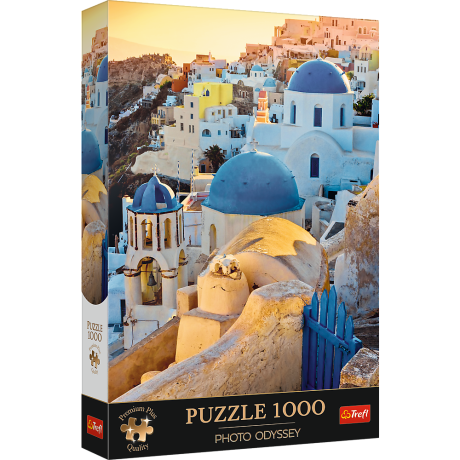 Przejdź do produktu Puzzle - 1000 Premium Plus - Miasteczko Oia - Santorini - Trefl 10853