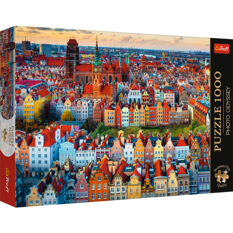 Przejdź do produktu Puzzle - 1000 Premium Plus - Widok na Gdańsk - Polska - Trefl 10856