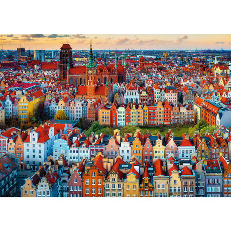 Przejdź do produktu Puzzle - 1000 Premium Plus - Widok na Gdańsk - Polska - Trefl 10856
