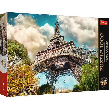Przejdź do produktu Puzzle - 1000 Premium Plus - Wieża Eiffel w Paryżu - Francja - Trefl 10815