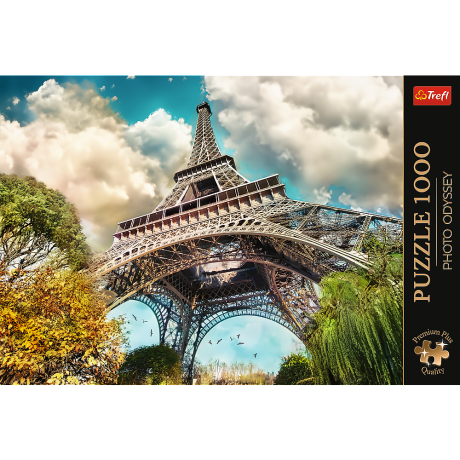 Przejdź do produktu Puzzle - 1000 Premium Plus - Wieża Eiffel w Paryżu - Francja - Trefl 10815