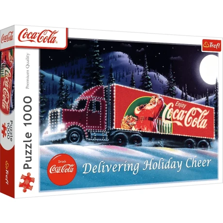 Przejdź do produktu Puzzle - 1000 XMAS - Coca-Cola: Świąteczna Ciężarówka - Trefl 10941