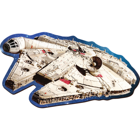 Przejdź do produktu Puzzle drewniane - 160 - Gwiezdne wojny - STAR WARS - Sokół Millennium - Trefl 20189